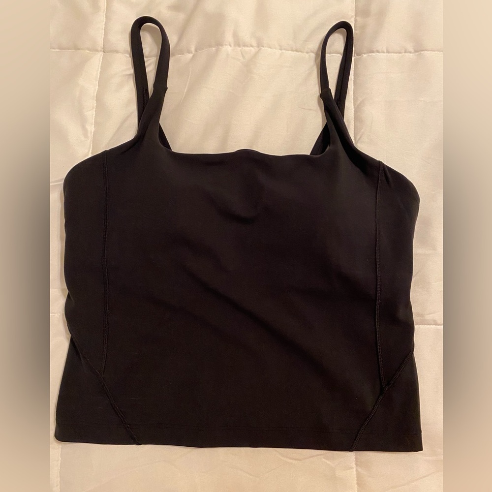 Lululemon Strappy Nulu Shelf Tank Size 8.